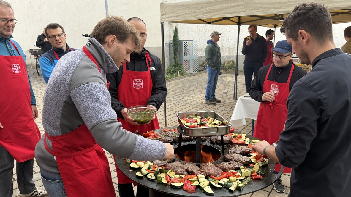 Gemeinsames Kochen in der Kochakademie